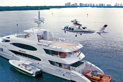 Yachts for Sale with Helicopter.